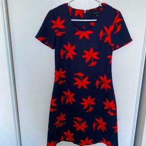 Banana Republic dress, with leaf pattern, size 0